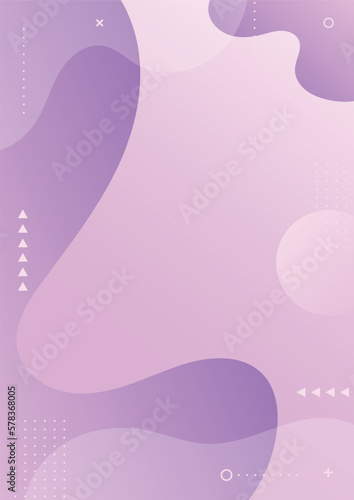 Fluid liquid poster and geometric background of dynamic shapes. Wallpaper gradient with liquid shape. Illustration colorful template banner with soft curve and wave.