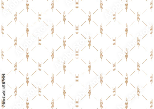 Wheat pattern wallpaper. oat symbol. free space for text. rice sign. Rice pattern wallpaper.