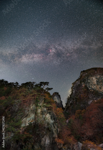昇仙峡と星空
