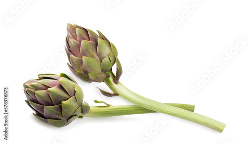 Fotografía Two Fresh Artichokes