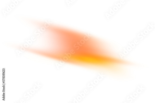 Orange Light Leak Blur Illustration