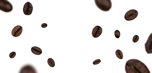 Küchenrückwand glas motiv Kaffee und Kaffeebohnen Abstract coffee bean copy space background  © berkahjayamaterial