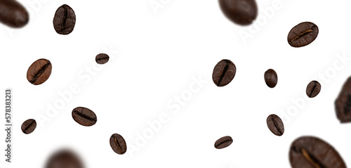 Papier peint Abstract coffee bean copy space background
