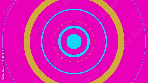 Colorful Flat Background Seamless Looping Motion