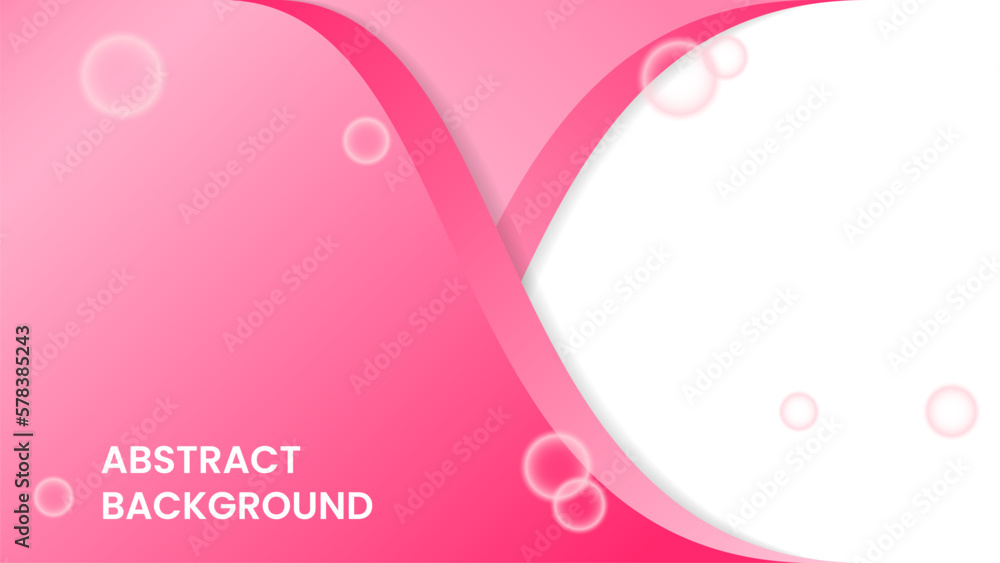 background with copy space design template. pink and white. simple, modern and elegant concept. used for backdrop, banner, flyer or brochure