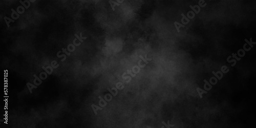 Abstract background with black wall surface, black stucco texture .Dark wall texture background for design. Black vector background texture, old vintage charcoal gray color paper with watercolor. 