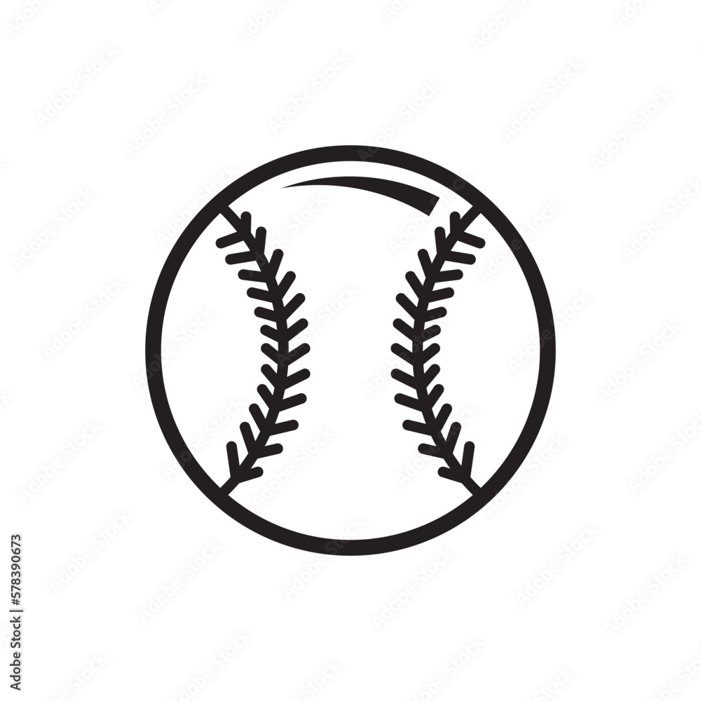 Obraz premium baseball icon design vector template