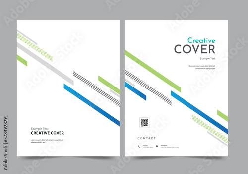 Brochure or template, annual report cover design background