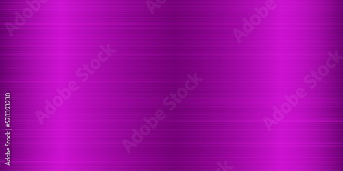 Vector metallic sheet background. Purple wall texture. Pink steel pattern. Metal chrome horizontal banner. Vinyl stainless striped plate construction