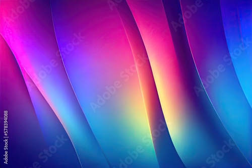 abstract colorful gradient background for design as banner, ads, and presentation concept. colored abstract background. Smooth transitions of iridescent colors. Colorful gradient. Generative Ai
