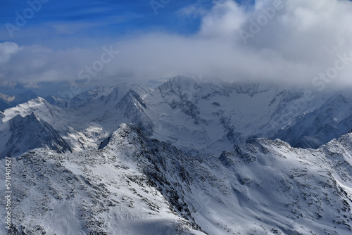 Gipfel in den Alpen