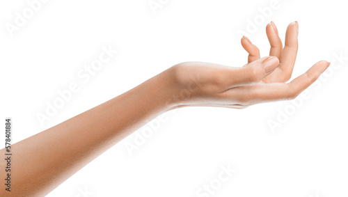 Canvastavla Woman's hand holding nothing