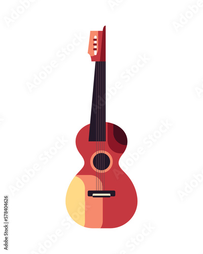 flat acoustic guitar