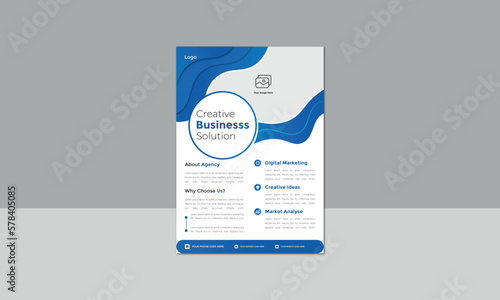 modern trend professional flyer design corporate vector file 
