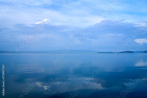 Views of the horizon across lake Kivu in the democratic republic of Congo © Adrian Solumsmo