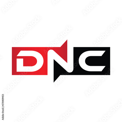 Wallpaper Mural DNC Monogram Initial Letters Logo Design Torontodigital.ca