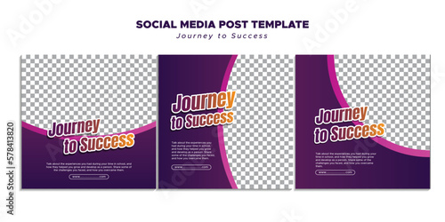 Graduation, social media post template.	