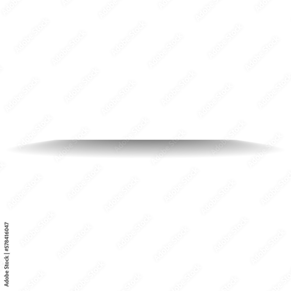 Realistic line shadow effect transparent Realistic line shadow effect transparent