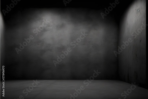 Dark  concrete wall texture design  Halloween background concept  Scary background  horror texture panorama banner long. loft - style