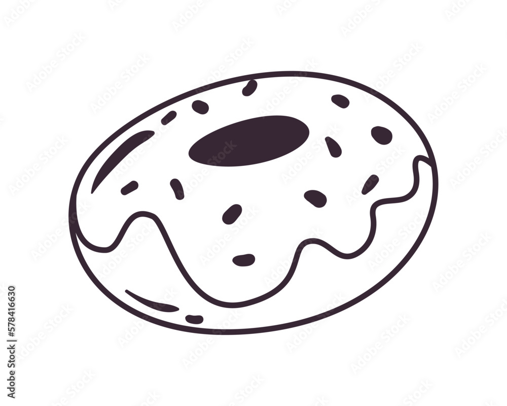 flat donut design flat donut design