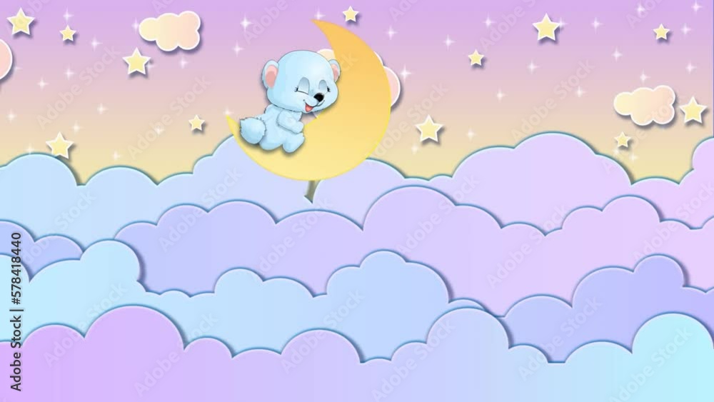 LOOP ANIMATION, LULLABY BACKGROUND.AUTHOR'S ANIMATION LOOP ANIMATION, LULLABY BACKGROUND.AUTHOR'S ANIMATION