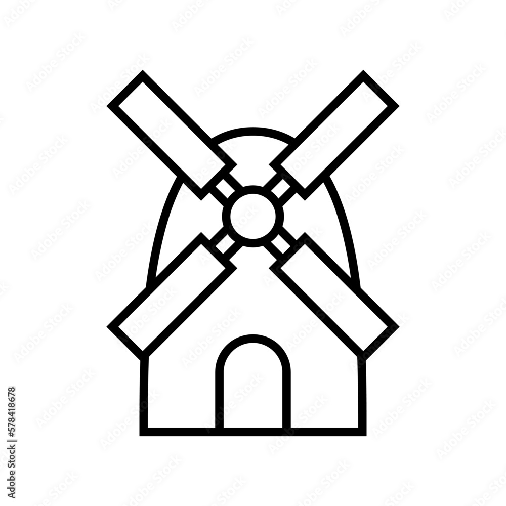 Farming icon vector. Agriculture illustration sign. Farm symbol or logo.