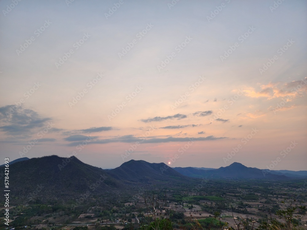 sunrise at Phu Thok