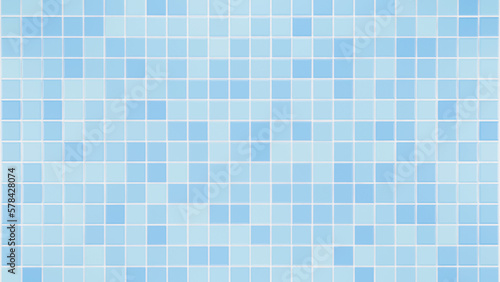 Ceramic blue pastel seamless tile pattern, bathroom and pool tile, tile background, ceramic tile wall, blue pastel background photo