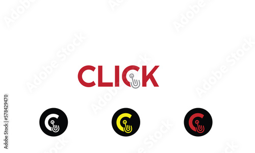 Click House Logo Template Design Vector