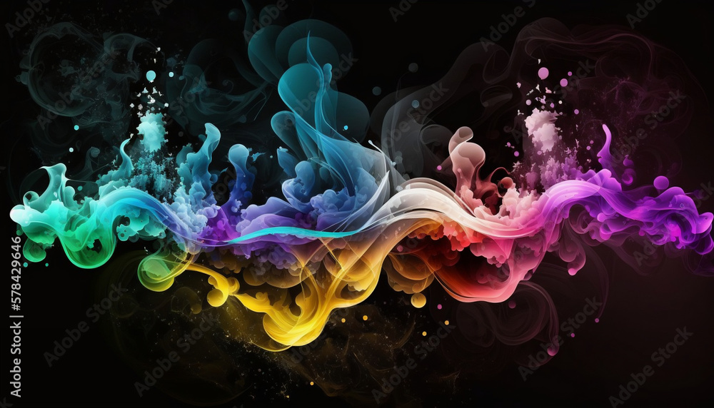Colorful Smoke background Colorful Smoke background