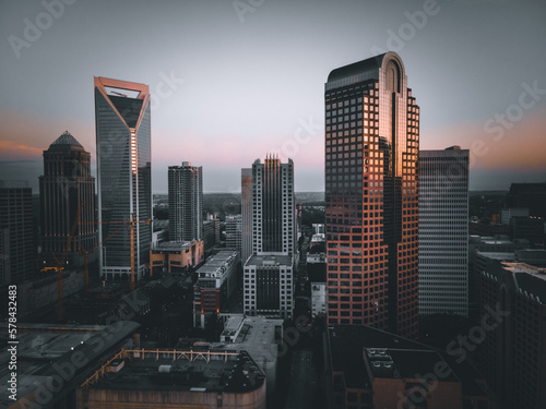Photo of a downtown Charlotte in North Carolina.