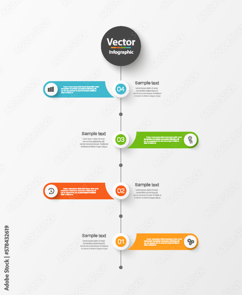Infographic template with 4 options, workflow, process chart. Can be used for workflow layout, diagram, annual report, web design, steps or processes Infographic template with 4 options, workflow, process chart. Can be used for workflow layout, diagram, annual report, web design, steps or processes
