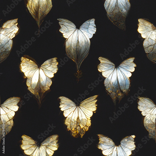 seamless pattern with butterflies © Ciro