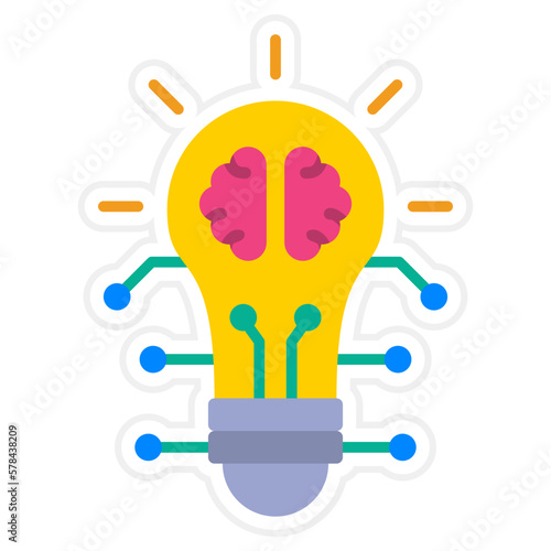 Innovation Sticker Icon