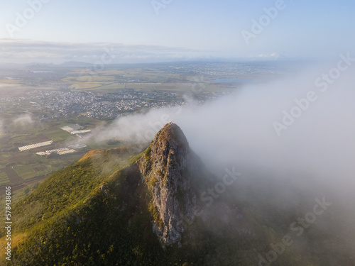 fog in the mountains of Mauritius