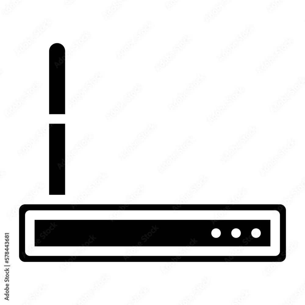 wi-fi router glyph 