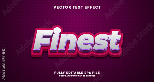 Editable text style effect - Finest text style theme.