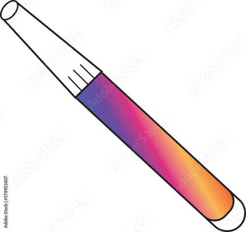 Marker pencil or regular metallic or multicolor