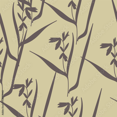 Seamless cornflakes pattern. Vector seamless pattern, hand drawn illustration. Oat flakes seamless background