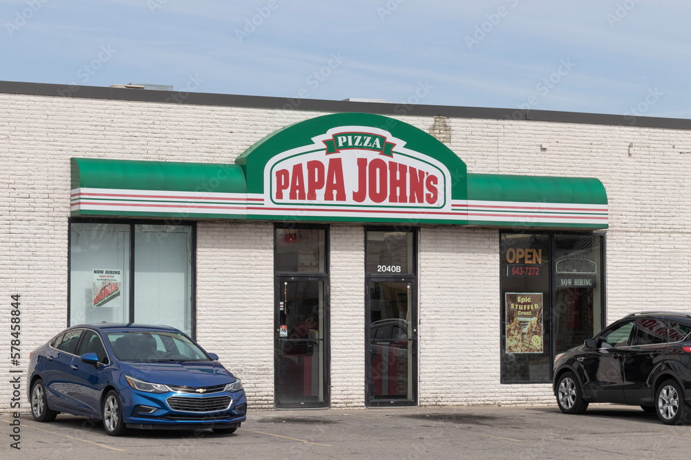 Papa Johns Take-Out Pizza Restaurant. Papa John's is the third largest