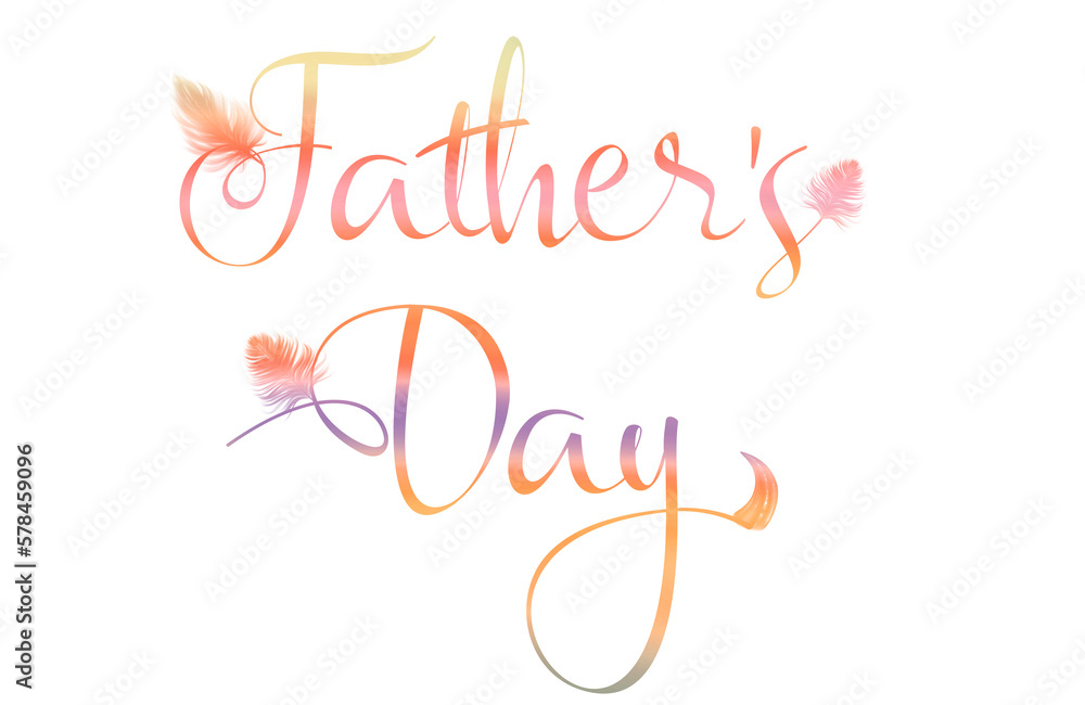 Father's Day - multicolor with feathers- no background - png file - with a transparent background for designer use. ideal for father's Day, image, poster, placard, banner, postcard, ticket. png , Father's Day - multicolor with feathers- no background - png file - with a transparent background for designer use. ideal for father's Day, image, poster, placard, banner, postcard, ticket. png ,