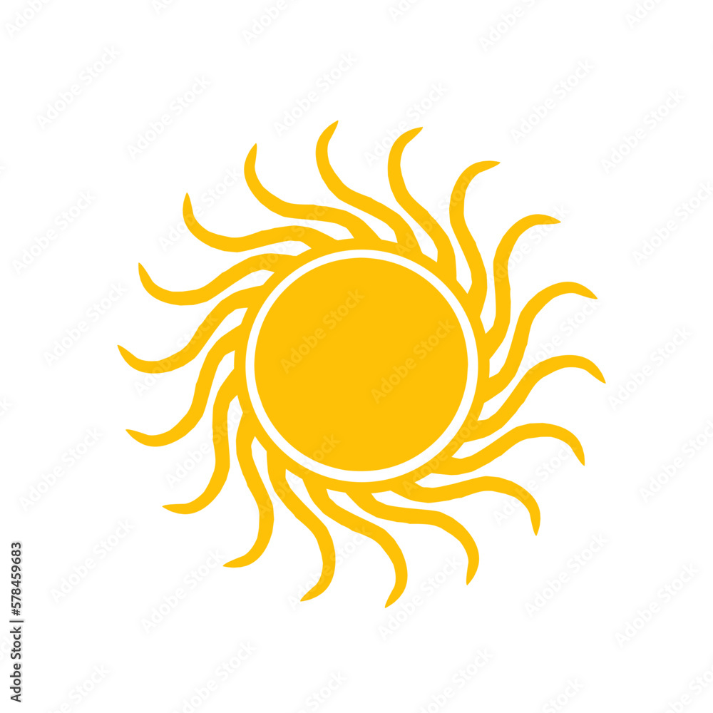 Sun icons vector Sun icons vector