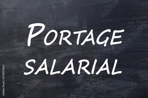 Tableau sur toile Portage salarial