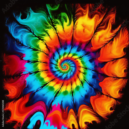 colorful background with tie die pattern