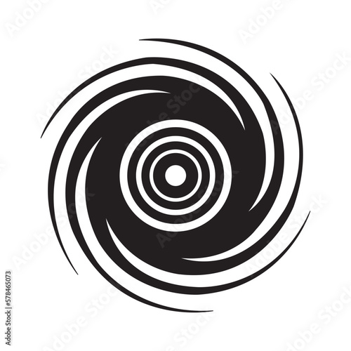 vortex icon logo vector design template