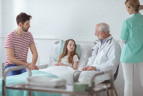 Talking to the patient