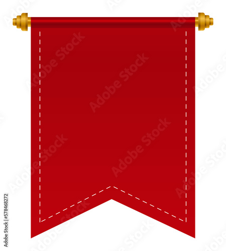 Set of Hanging Flags, Typically Hung From A Pole or Rope, Used for Decoration or Identification Purposes, Advertise Events or Promote Businesses.