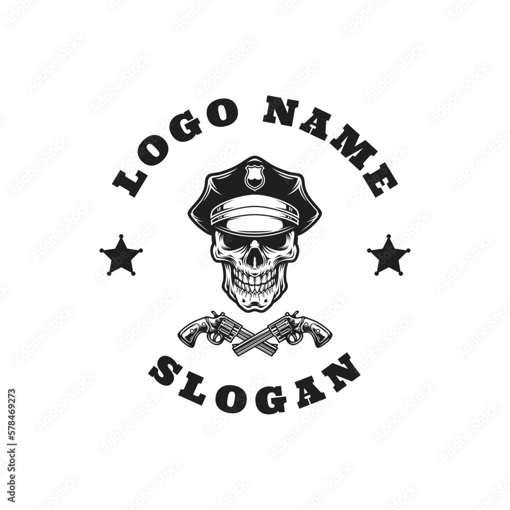Skull Graphic Logo Design Skull Graphic Logo Design