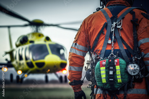 Rapid Response: Paramedics on a Rescue Mission. Generative Ai