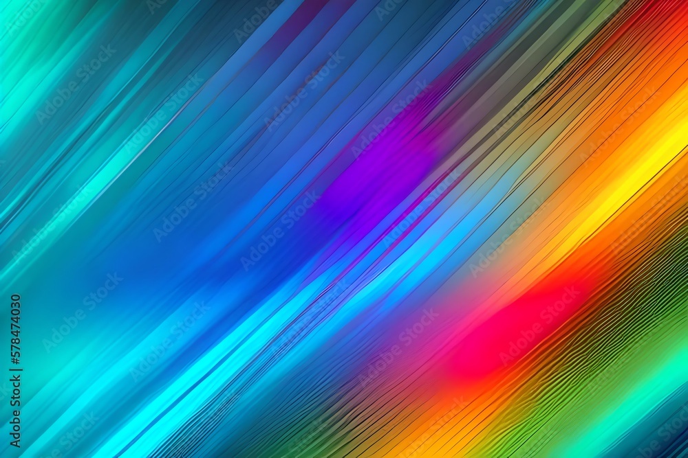 Colorful Abstract Background Wallpaper With Geometric Structures In Clashing Colors. Generative AI Colorful Abstract Background Wallpaper With Geometric Structures In Clashing Colors. Generative AI